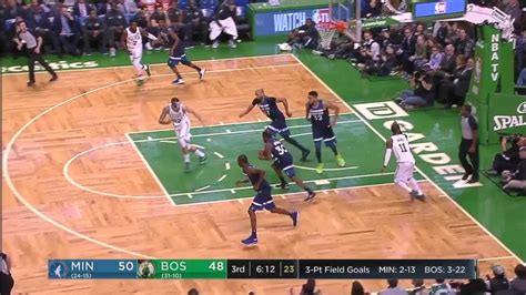 3rd Quarter One Box Video Boston Celtics Vs Minnesota Timberwolves