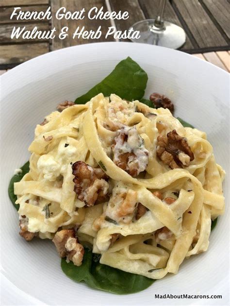 Goat Cheese Pasta Creamy Sauce With Walnuts Artofit