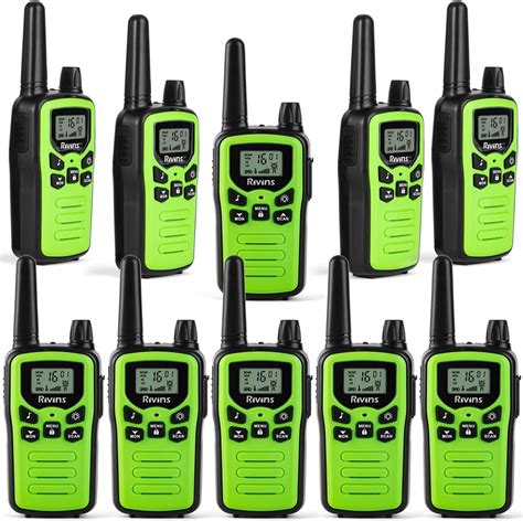 Walkie Talkies Para Adultos De Largo Alcance Paquete De 10 Radios De 2