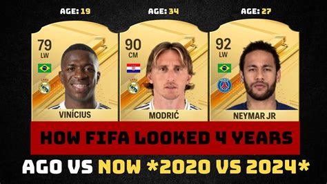 THIS IS HOW FIFA LOOKED 4 YEARS AGO Vs NOW Ft Vinicius Jr Neymar