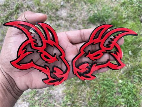 Amazon Thfmdk Pcs New Custom Head Emblems Right Left Badge