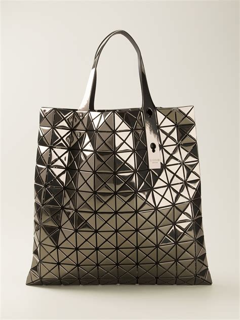 Lyst - Bao Bao Issey Miyake Geometric Panel Tote Bag in Metallic