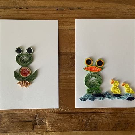 Paper Quilled Cards Etsy