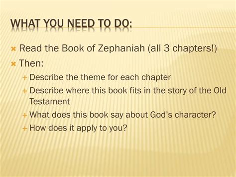 Ppt The Book Of Zephaniah Powerpoint Presentation Free Download Id