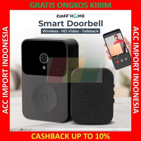 Jual Smart Door Bell Home Bel Pintu Rumah Pintar Kamera Aplikasi