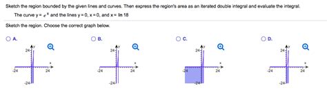 Solved Sketch The Region Bounded By The Given Lines And