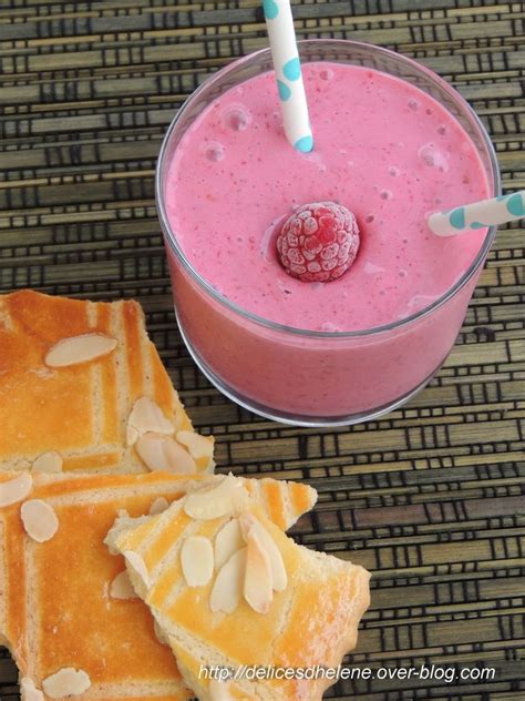 Smoothie Framboises Et Lait De Coco Les D Lices D H L Ne Smoothie