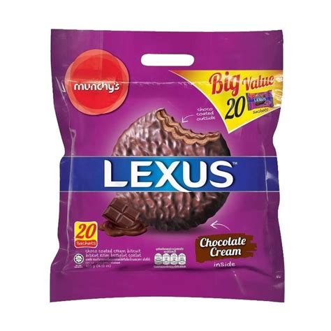 Munchy S LEXUS Chocolate Coated Cream Biscuits Pantry Express Store