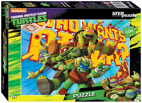 Пазл Черепашки Ниндзя, 104 эл., Step Puzzle — Купити НЕДОРОГО БАВА
