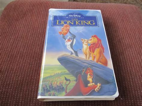 WALT DISNEY S THE Lion King VHS Masterpiece Collection 2977 Clamshell