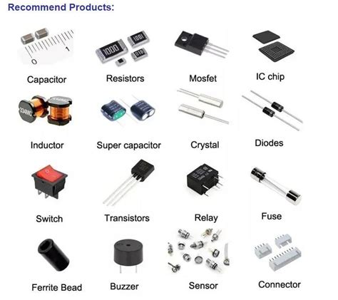 Electronic Components Transistors/Resistors/Capacitors/IC etc - Ics ...