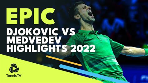 Epic Novak Djokovic Vs Daniil Medvedev Highlights Nitto Atp Finals