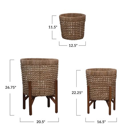 Rattan Planters Set Michaels