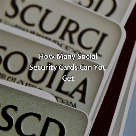 How Many Social Security Cards Can You Get Retire Gen Z