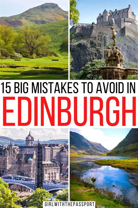 16 Mistakes To Avoid In The Edinburgh Scotland Travel Edinburgh