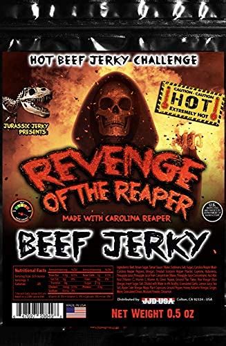 Jurrasic Jerky Beef Jerky Hot Pack Insanity X Revenge Of Reaper Yaxa Colombia