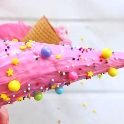 Edible Unicorn Horns With Ice Cream Cones The Soccer Mom Blog