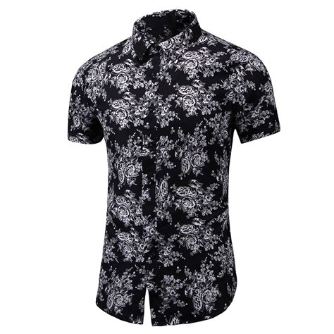 Akiihool Mens Hawaiian Shirts Funny Lifting Hawaiian Button Down Polo