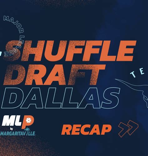 Mlp Dallas Challenger Shuffle Draft Reaction Nml Pickleball