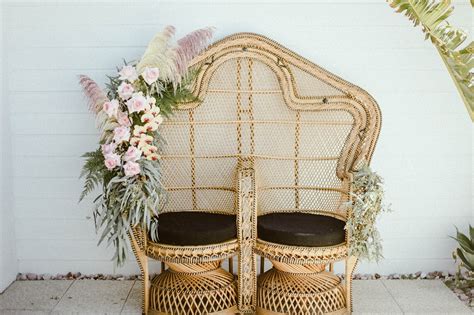 Double Peacock Chair — Pretty Willow Prop Hire Perth