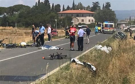 Grosseto Automobilista Travolge Gruppo Di Ciclisti 4 Vittime Bigodino