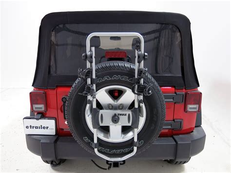 2014 Jeep Wrangler Unlimited Spare Tire Bike Racks Thule