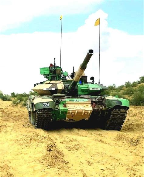 Indian Army's T-90M Bhisma Battle Tank