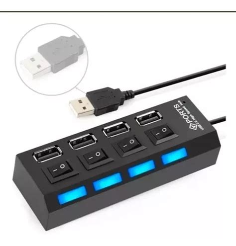 Hub Usb 4 Portas Extensor Usb 2 0 High Speed Plug And Play MercadoLivre