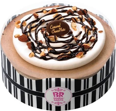 A little mature ice cake "caramel chocolate nuts" for thirty one ...