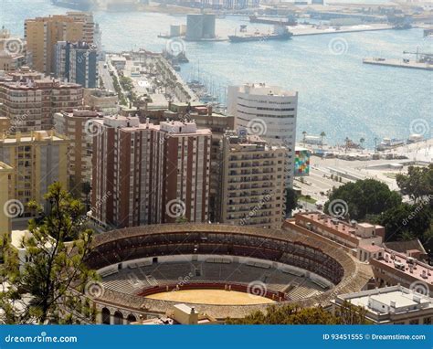 Malaga Bullfighting Ring Stock Image Image Of Building 93451555