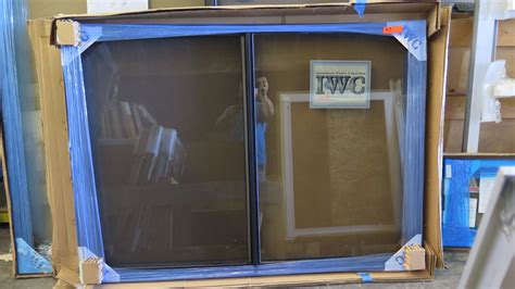 IWC Sliding Glass Window w/Screen 72" x 81" - Aluminum, Bronze Anodized ...