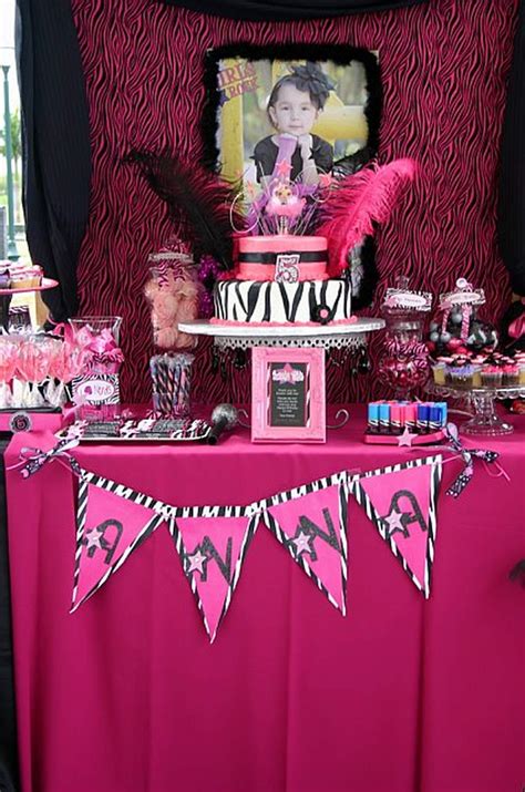 Rock Star Hannah Montana Birthday Party Ideas Photo 1 Of 30 Catch