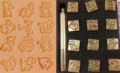 Leather Stamp Sets Standing Bears Trading Post