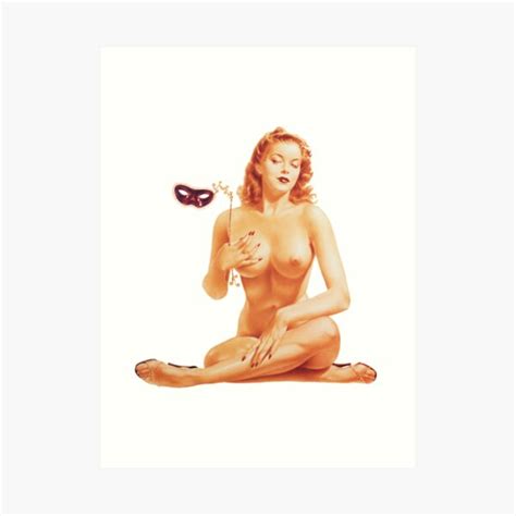 Nude Pinup Art Prints Redbubble