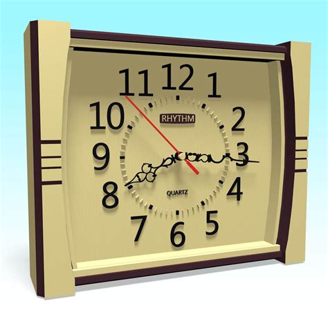 Wall Clock 1 - 3D Model by Zombieblack