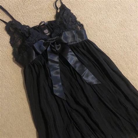 Victoria Secret Black Lingerie Only Worn Once Size Depop