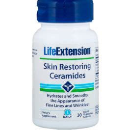 Ipumpshop Life Extension Ceramidas Restauradoras De Pele C Psulas