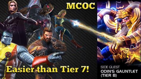 Mcoc Side Quest Odins Gauntlet Tier 8 Youtube