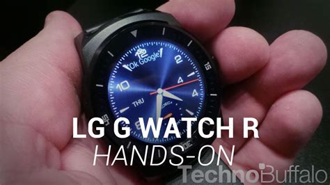 Lg G Watch R Hands On Youtube