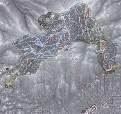 California Ski Maps | Heavenly Ski Resort Trail Map