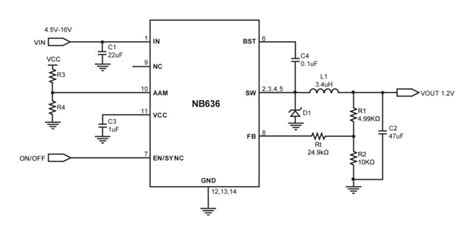nb high efficiency   khz synchronous step  converter
