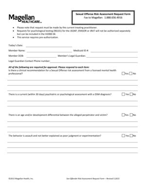 Sex Offender Risk Assessment Template Fill Online Printable