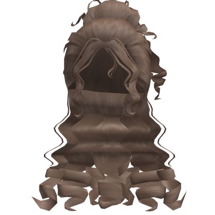 Curly Girly Hair In Milktea Brown Roblox