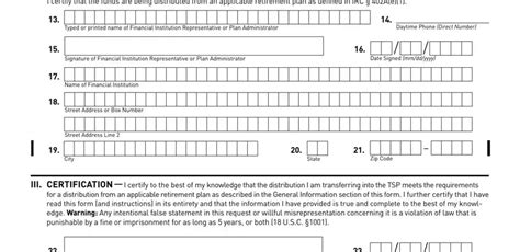 Tsp 13 Form ≡ Fill Out Printable Pdf Forms Online