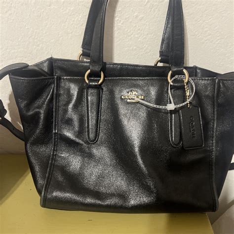 Nwt Coach Crosby Mini Carryall In Smooth Leather Ligh Gem