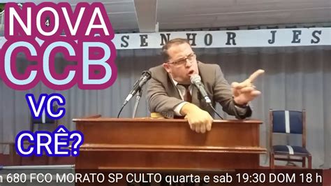 Nova Ccb Vc Cr Anci O Ir Isaias De Fco Morato Sp Youtube