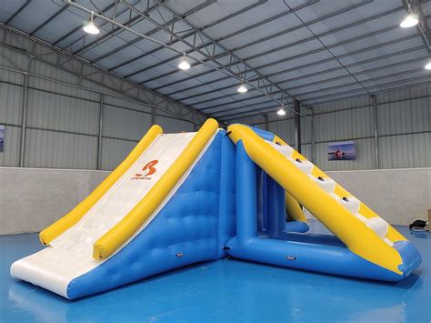 Bouncia Floating Water Park Toys With Tuv Certification Bouncia Inflatable Water Park Factory