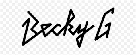 Largest Collection Of Free Becky G Logo Pngbecky G Png Free