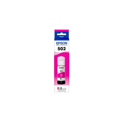 Genuine Epson T502 EcoTank Magenta Ink Bottle Printzone