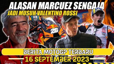 TERKUAK ALASAN MARCUEZ SENGAJA JADI MUSUH VALENTINO ROSSIDANI